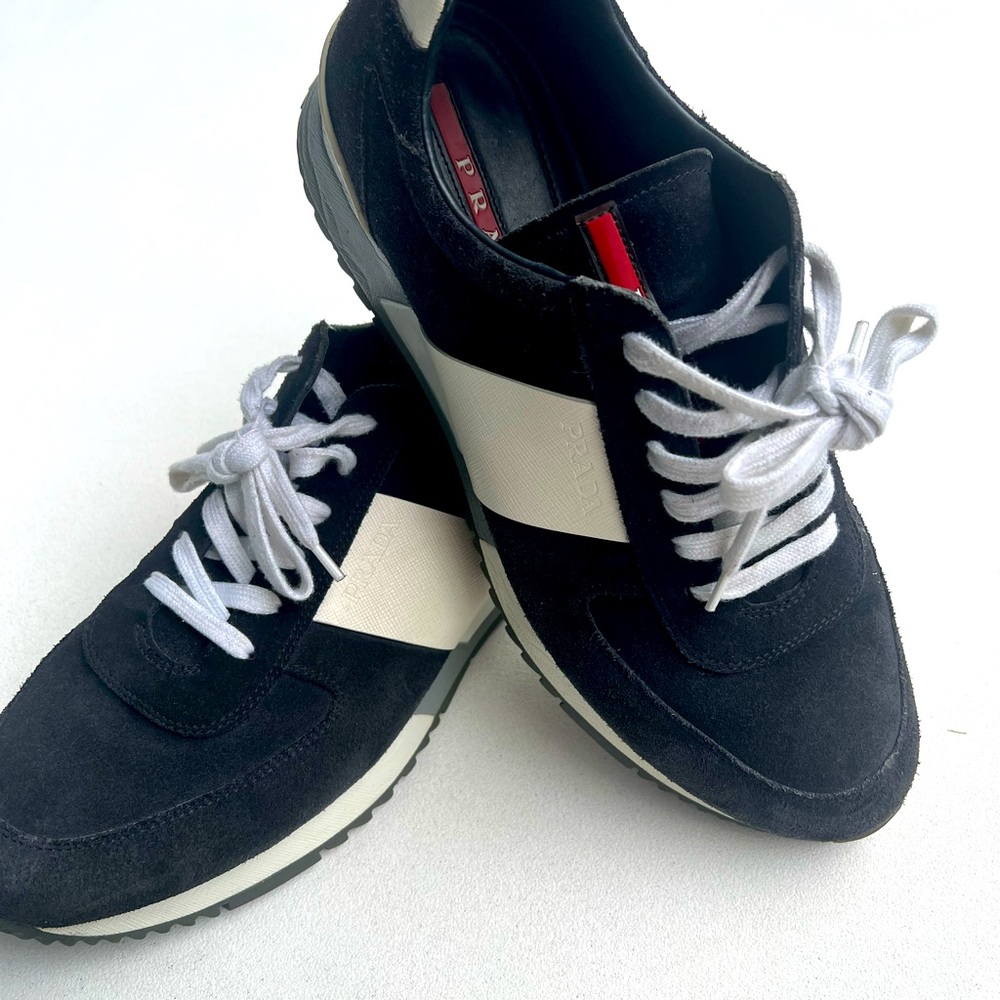Prada men’s shoes,size 9.5 European size.worn
